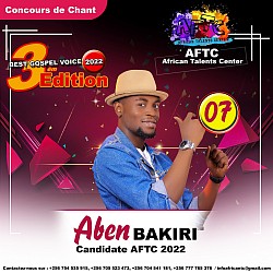 AFTC Inscription 3éme Editions/Best Gospel Voice 2022