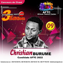 AFTC Inscription 3éme Editions/Best Gospel Voice 2022