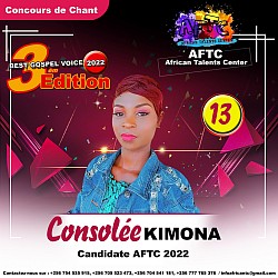 AFTC Inscription 3éme Editions/Best Gospel Voice 2022