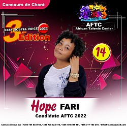 AFTC Inscription 3éme Editions/Best Gospel Voice 2022