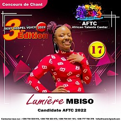 AFTC Inscription 3éme Editions/Best Gospel Voice 2022